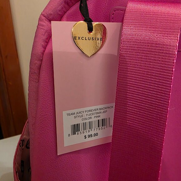 TEAM JUICY FOREVER BACKPACK PINK NWT main image 5